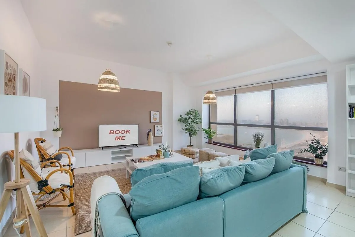 Chic 2Br Retreat With Stunning Views In Jbr Apartment Dubai